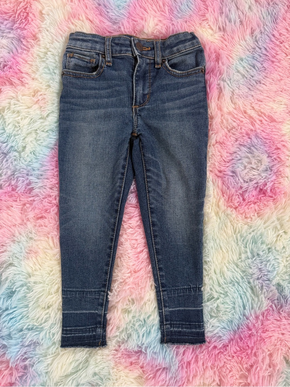 GAP Kids Girl Toddler Blue High-Rise Jegging Ankle Jeans